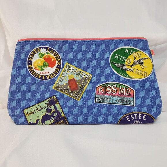 2 Estée Lauder Cosmetic Makeup Bags Pouches - Picture 7 of 13